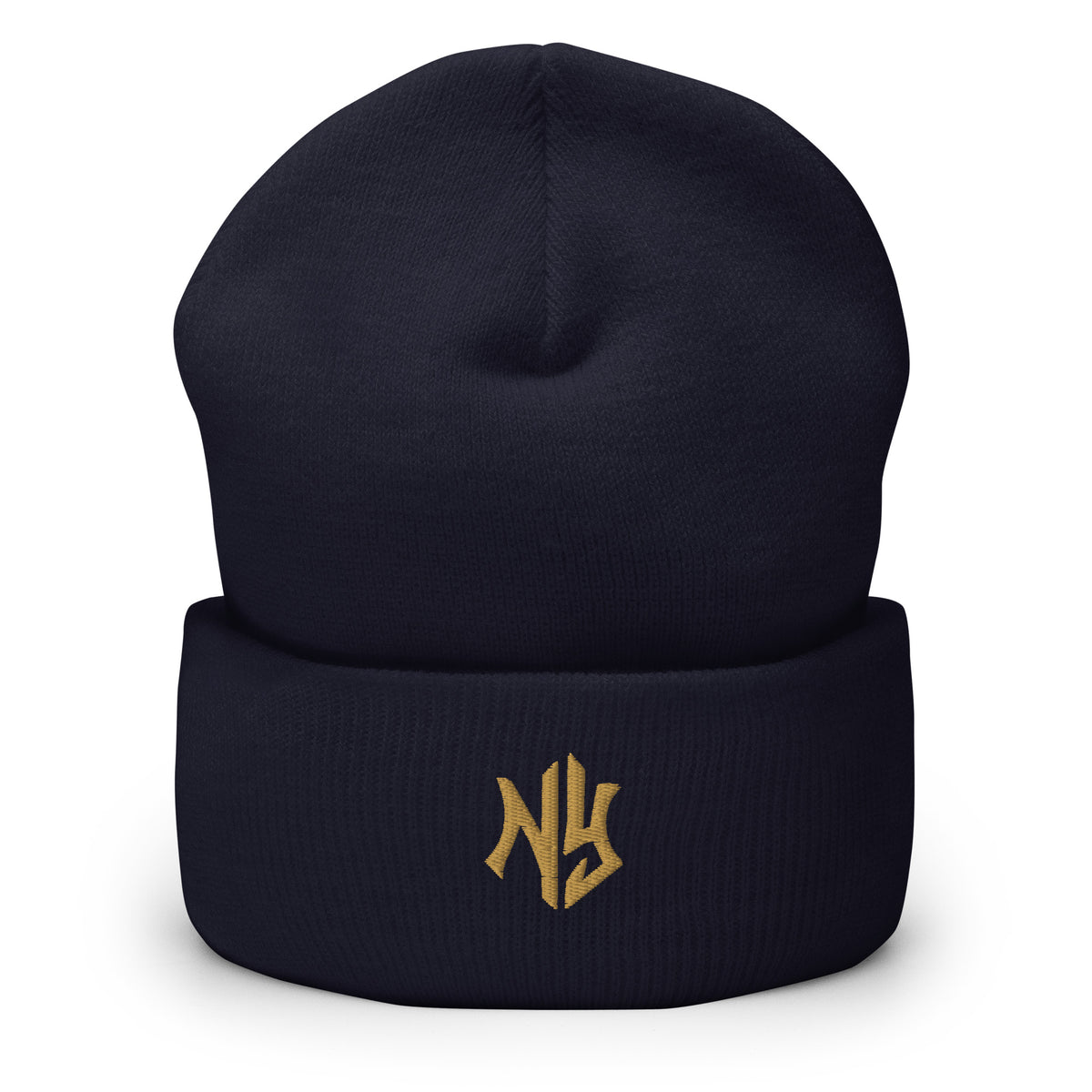 NY Cuffed Beanie in Navy