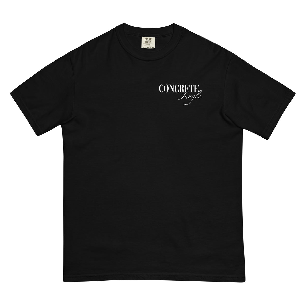 Unisex Garment-Dyed Heavyweight Tee – Black