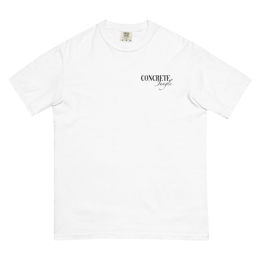 Unisex Garment-Dyed Heavyweight Tee – White