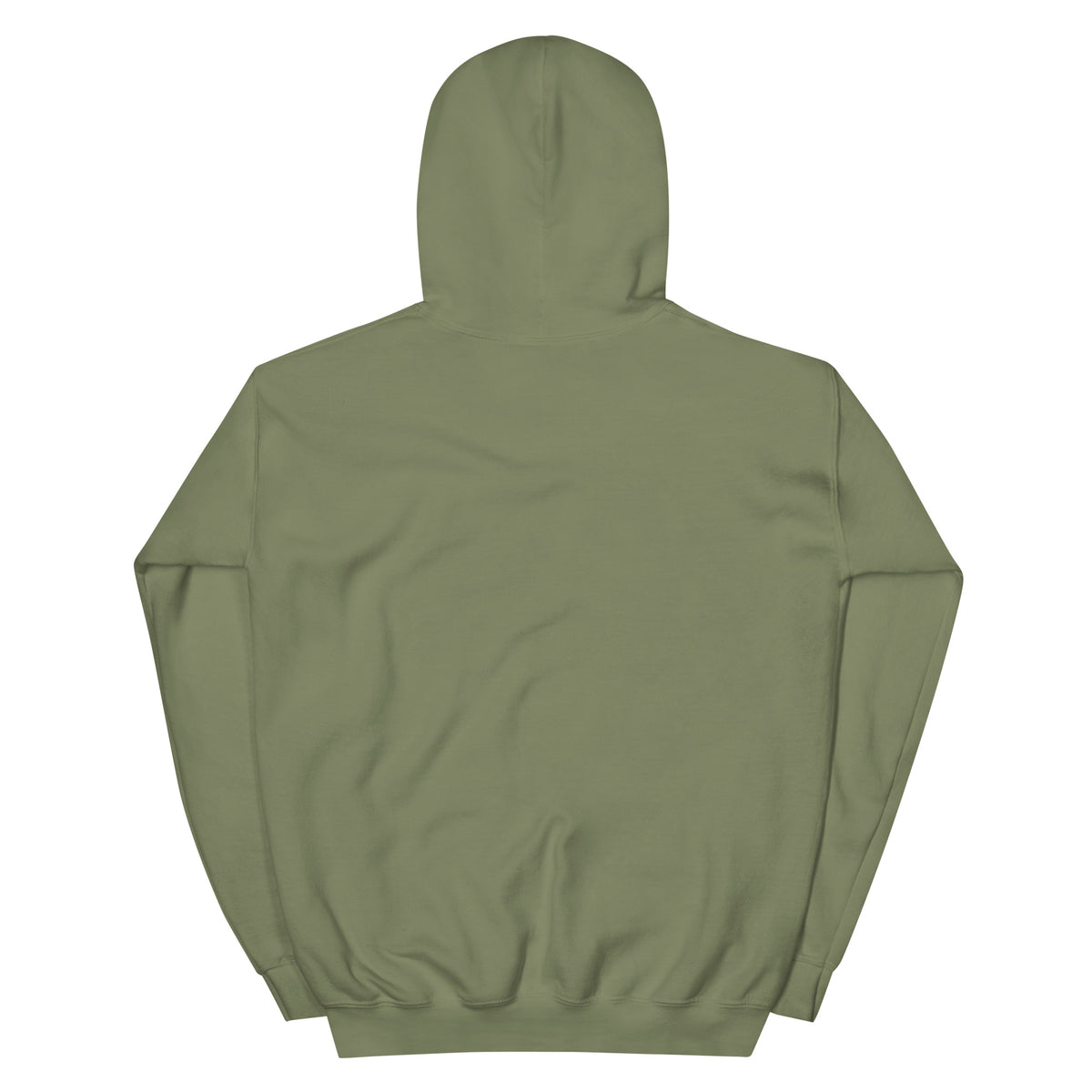 Concrete Jungle New York Unisex Premium Hoodie in Military Green - back view