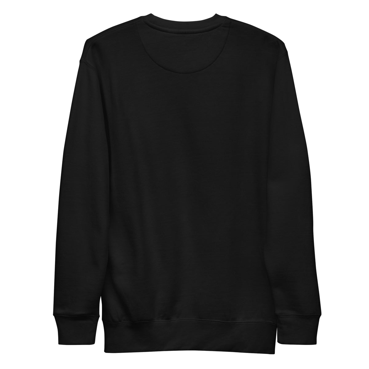 Concrete Jungle New York Unisex Premium Sweatshirt in Black - back view