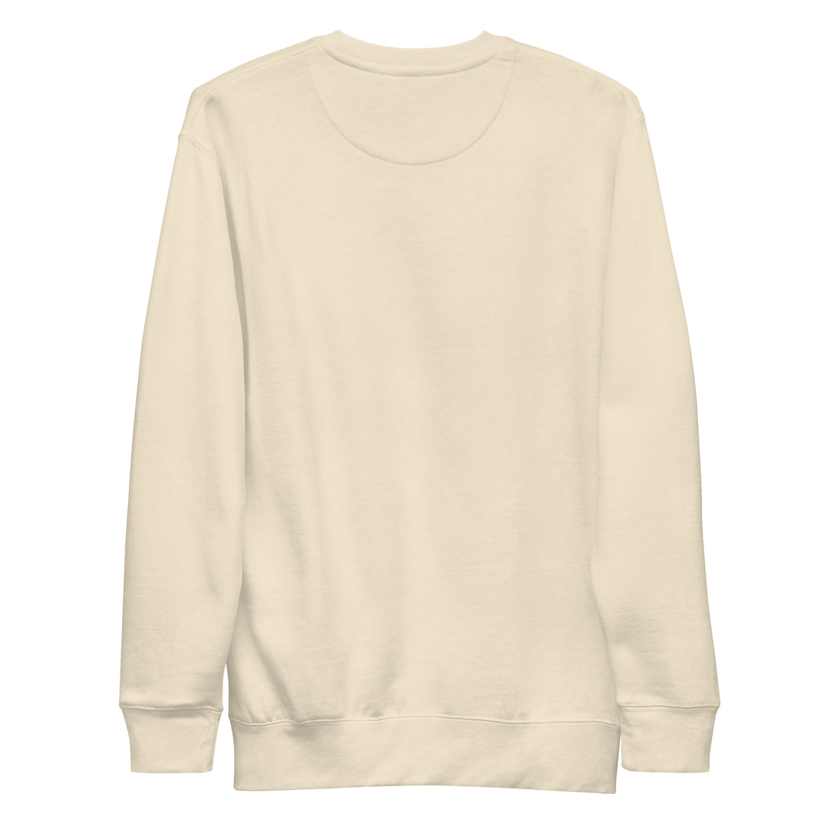 Concrete Jungle New York Unisex Premium Sweatshirt in Bone - back view
