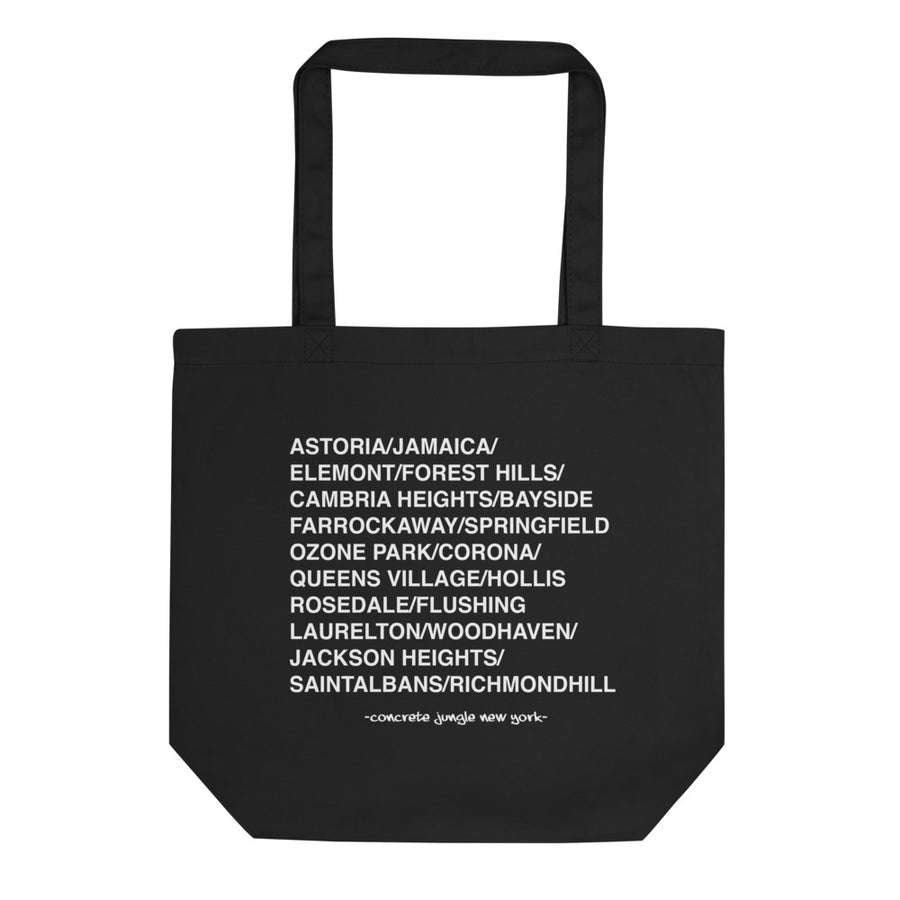 Queens Cities Tote Bag – Black