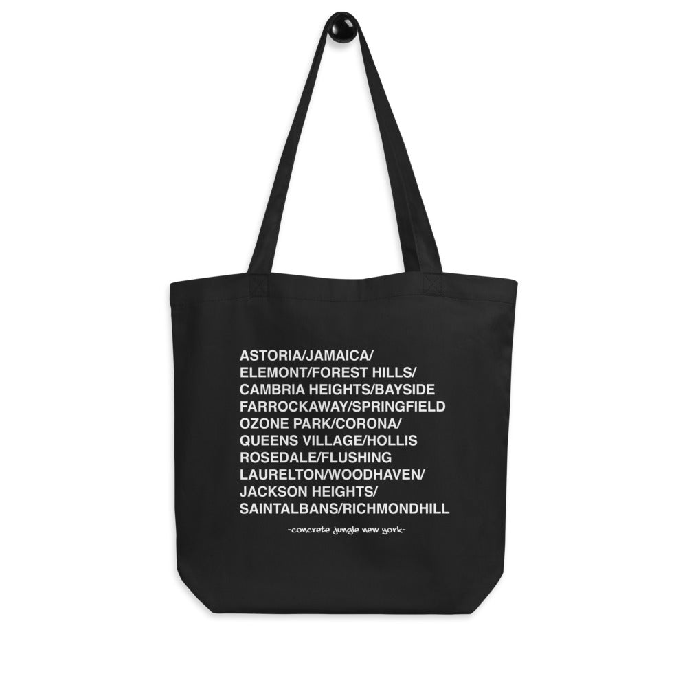 Queens Cities Tote Bag – Black