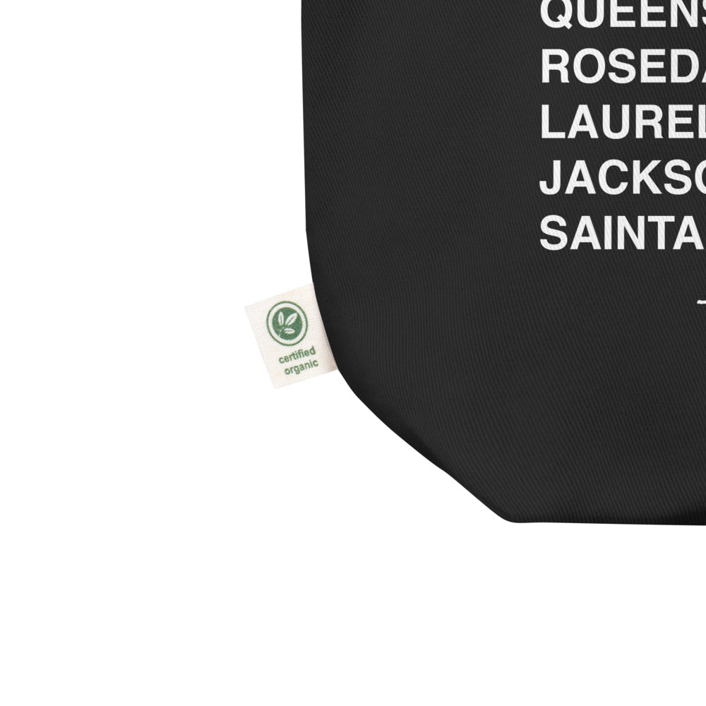 Queens Cities Tote Bag – Black