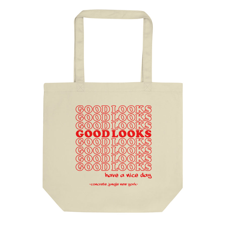 Good Looks Thank You Tote Bag – Oyster