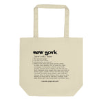 New York Tote Bag