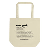 New York Tote Bag