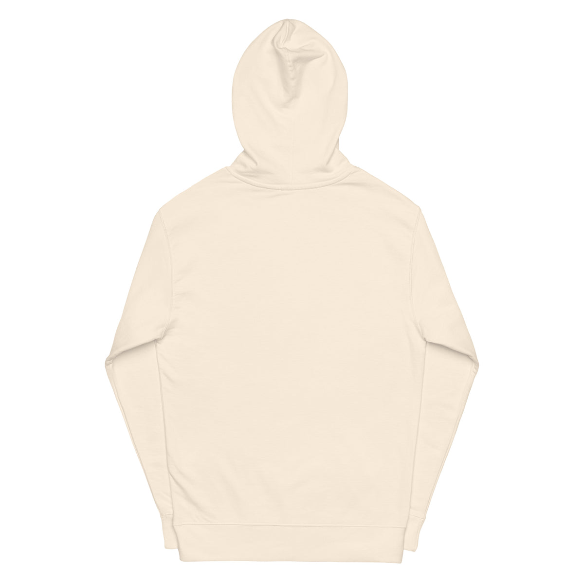 Concrete Jungle New York Unisex Midweight Hoodie in Bone - back view